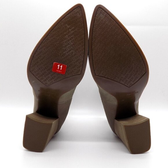 Marc Fisher Ankle Boots Size 11 Ellard Lt Gray - Picture 7 of 8